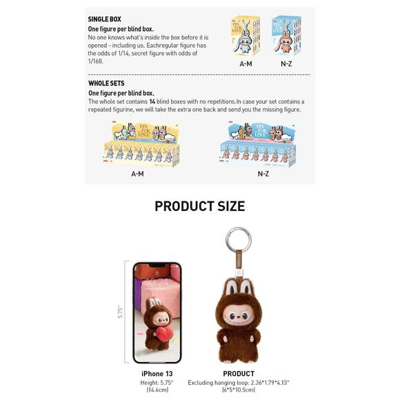 AUTHENTIC Pop Mart Labubu Pin for Love Series Pop Now Confirmed (A-Z) *PREORDER* - Picture 4 of 15